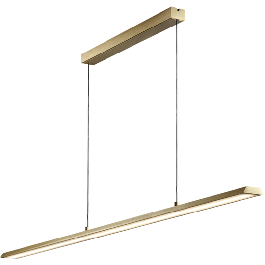SLIM LANGBORDSPENDEL L120 MESSING LED 2700/3000 K