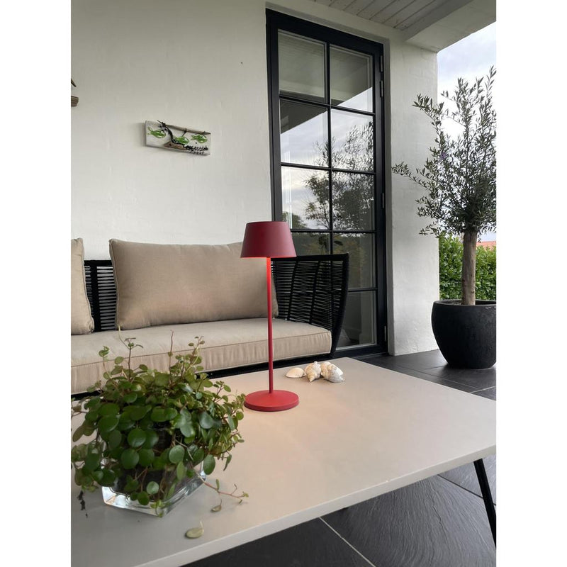 Loom Design Modi Ruby Red Portable Bordlampe