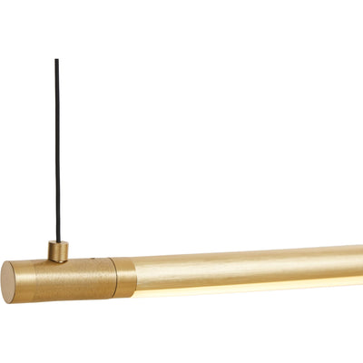 Loom Design Straw 150 Messing LED Langbordspendel – Elegant og Fleksibel Belysning
