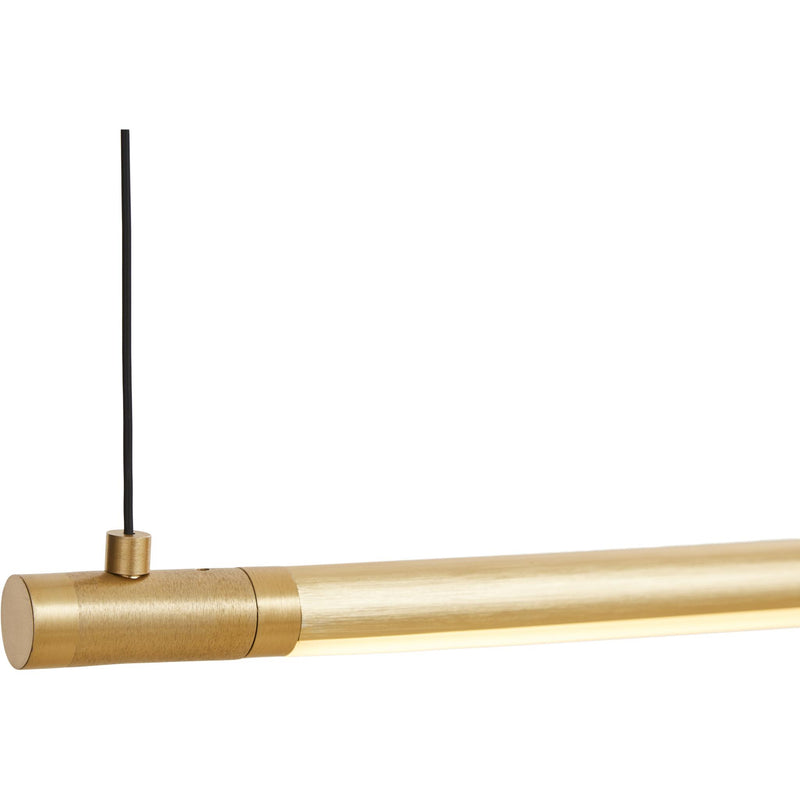Loom Design Straw 150 Messing LED Langbordspendel – Elegant og Fleksibel Belysning