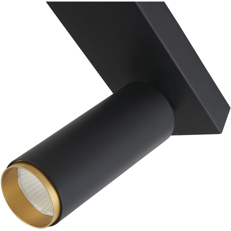 Loom Design X‑Beam Single Spot – Sort og guld med præcis LED‑belysning