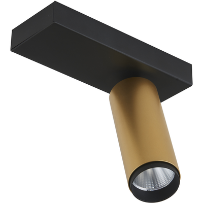 Loom Design X‑Beam Single Spot – Sort og guld med fleksibel LED-belysning