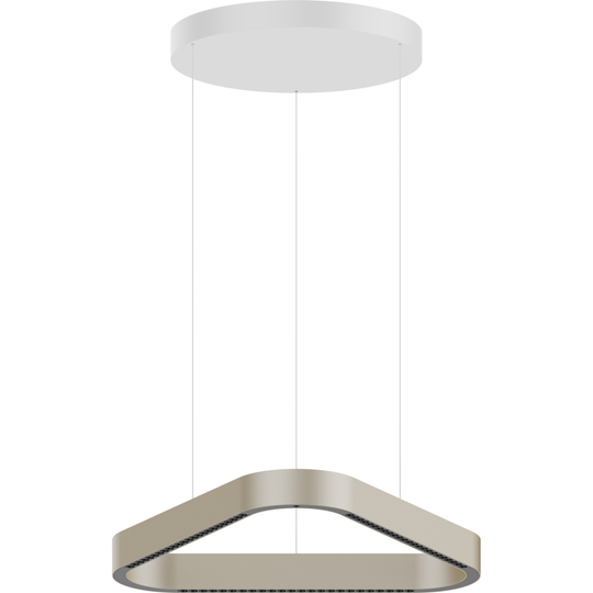 TRIGON SOSPENSION LED LARGE SOFT IVORY PENDEL
