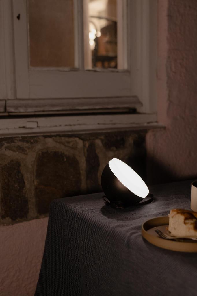 NEW WORKS SPHERE ADVENTURE LIGHT MØRK BRONZE BÆRBAR LAMPE - Lysende skulptur til eventyr