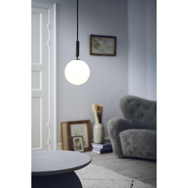 MIIRA 1 LARGE PENDEL STENGRÅ/OPAL