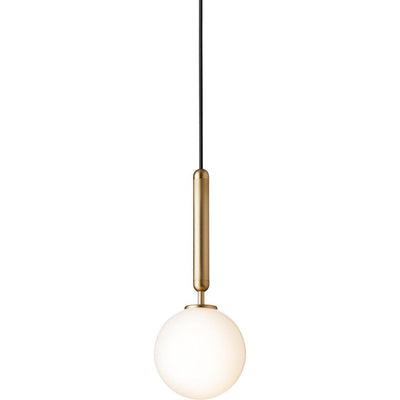 MIIRA 1 PENDEL MESSING/OPAL