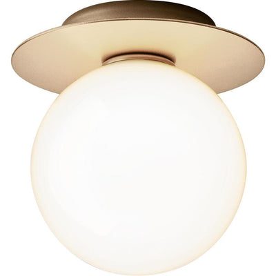 LIILA 1 MEDIUM VÆGLAMPE IP44 NORDISK GULD/OPAL