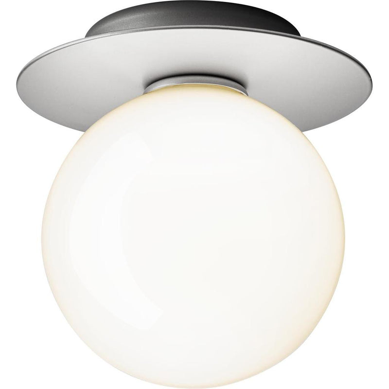 LIILA 1 MEDIUM VÆGLAMPE IP44 LYS SØLV/OPAL