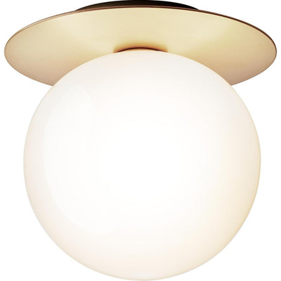 LIILA 1 LARGE VÆGLAMPE IP44 NORDISK GULD/OPAL