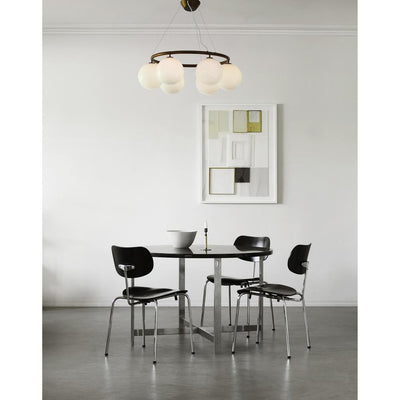 MIIRA 6 CIRKULÆR PENDEL MØRK BRONZE/OPAL