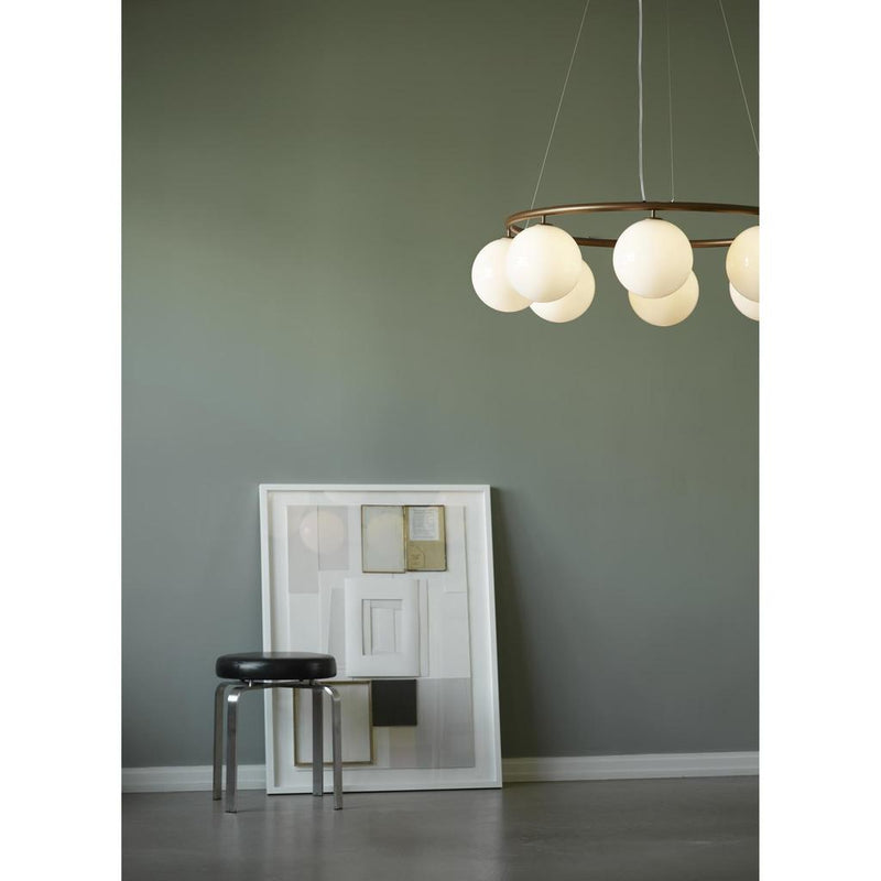 MIIRA 8 CIRKULÆR PENDEL MØRK BRONZE/OPAL