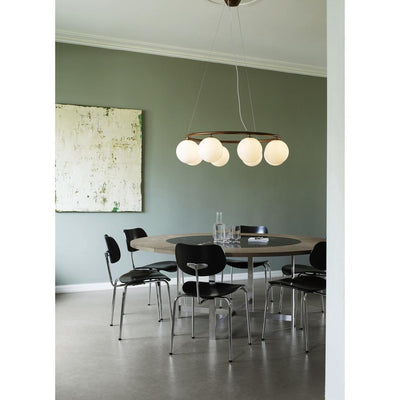 MIIRA 8 CIRKULÆR PENDEL MØRK BRONZE/OPAL