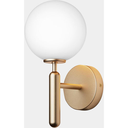 MIIRA VÆGLAMPE MESSING/OPAL