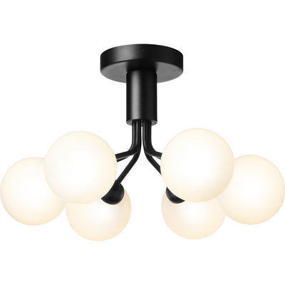 APIALES 6 LOFTSLAMPE SATINSORT/OPAL