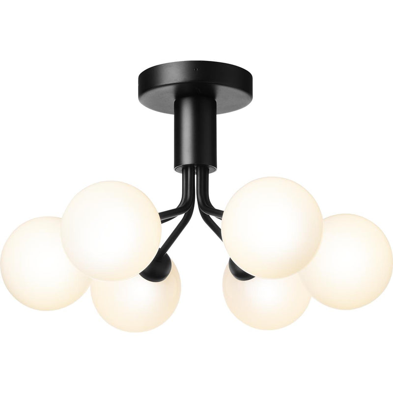 APIALES 6 LOFTSLAMPE SATINSORT/OPAL