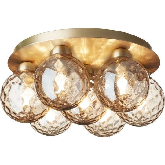 APIALES 7 PLAFOND BØRSTET MESSING/OPTISK GULD