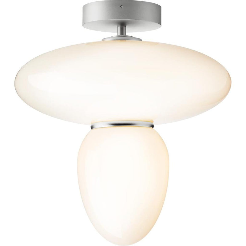 RIZZATTO 42 LOFTSLAMPE SATINSØLV/OPAL