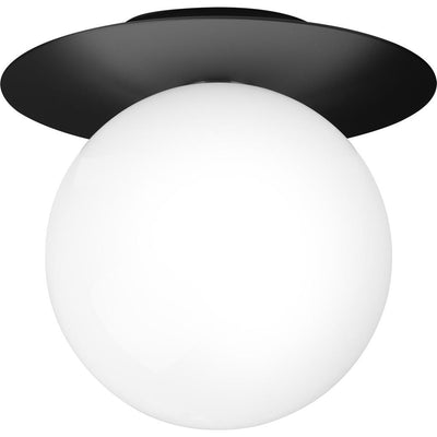 LIILA 1 LARGE VÆGLAMPE IP44 SORT/OPAL