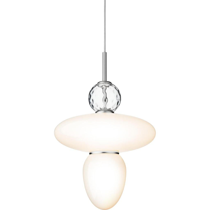 RIZZATTO 43 PENDEL SATINSØLV/OPAL