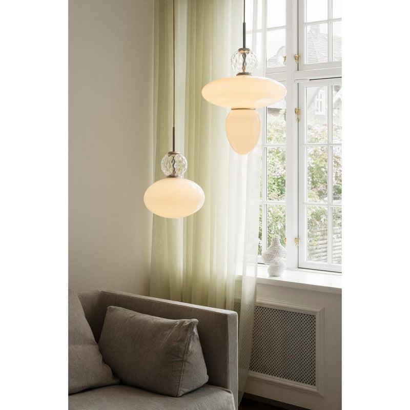RIZZATTO 43 PENDEL SATINSØLV/OPAL