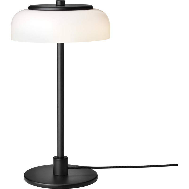 BLOSSI BORDLAMPE SORT/OPAL LED DÆMP