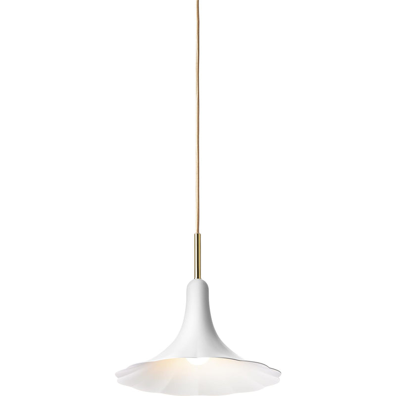 PETALII 1 SMALL PENDEL HVID/MESSING