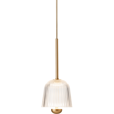 ASTEEA 1 PENDEL SATIN MESSING/OPAL