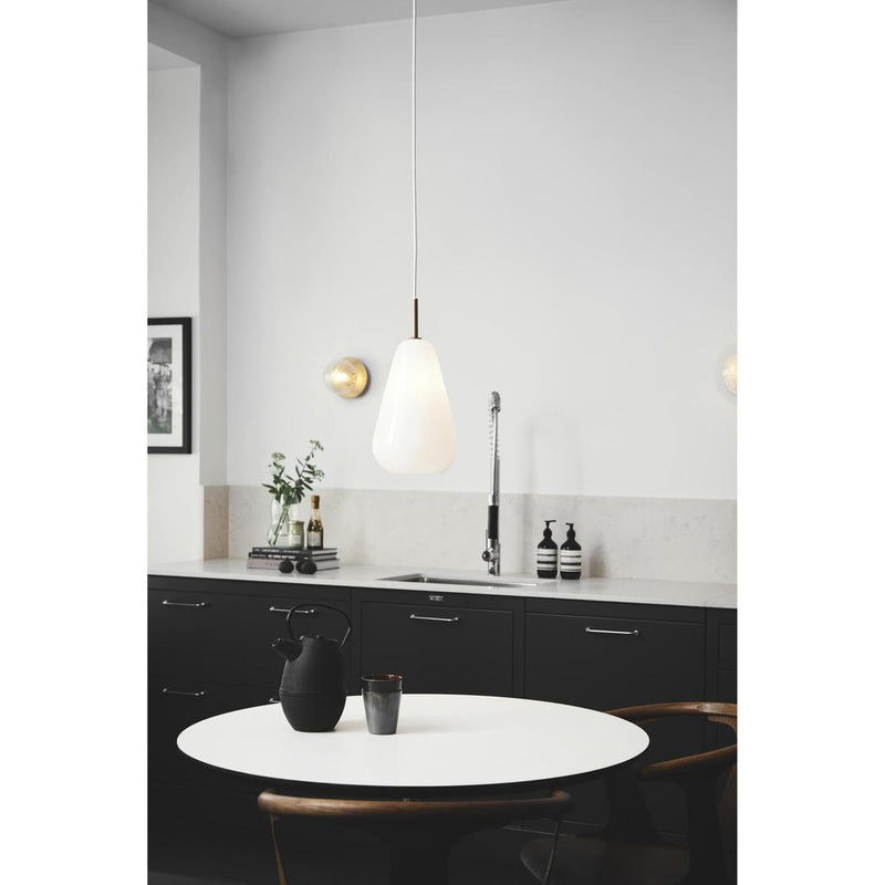ANOLI 1 MEDIUM PENDEL NORDISK GULD/OPAL