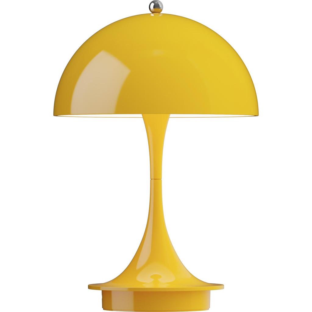 Panthella 160 - Portable V3 Bordlampe - Gul LED-lampe (IP44)