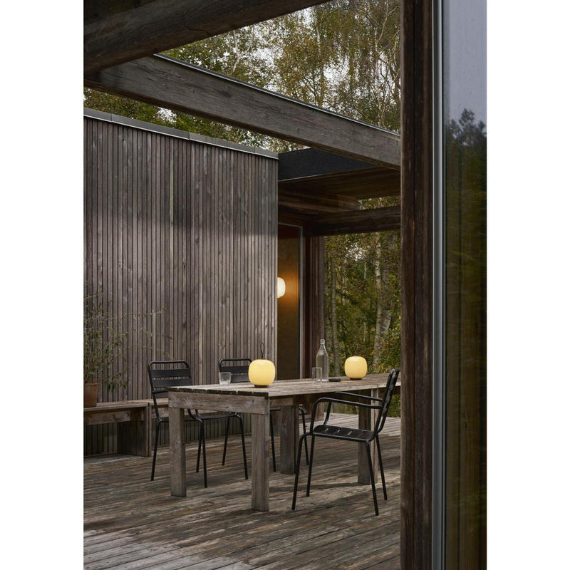 Louis Poulsen VL45 Radiohus Portable Bordlampe – Pale Yellow Glas