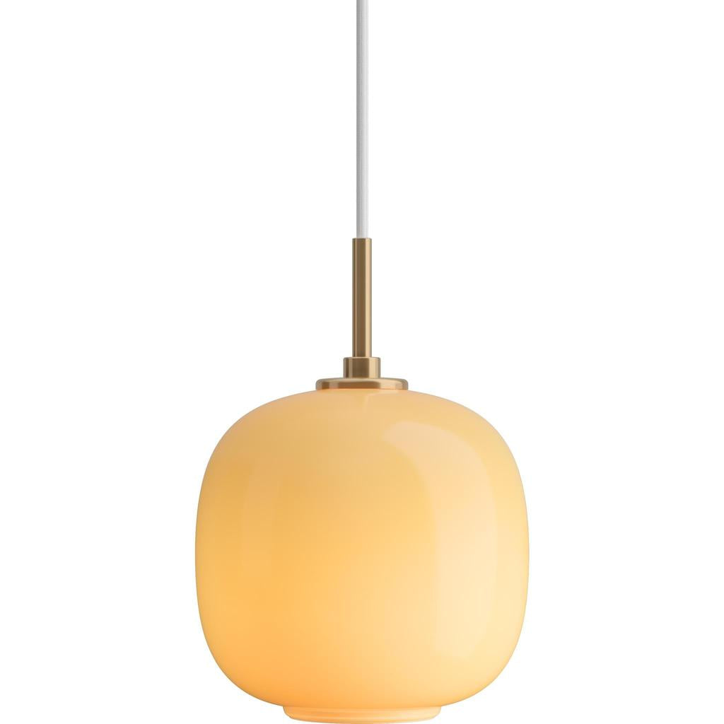 VL45 RADIOHUS - PENDEL Ø175 - GLOSSY AMBER GLAS - LOUIS POULSEN