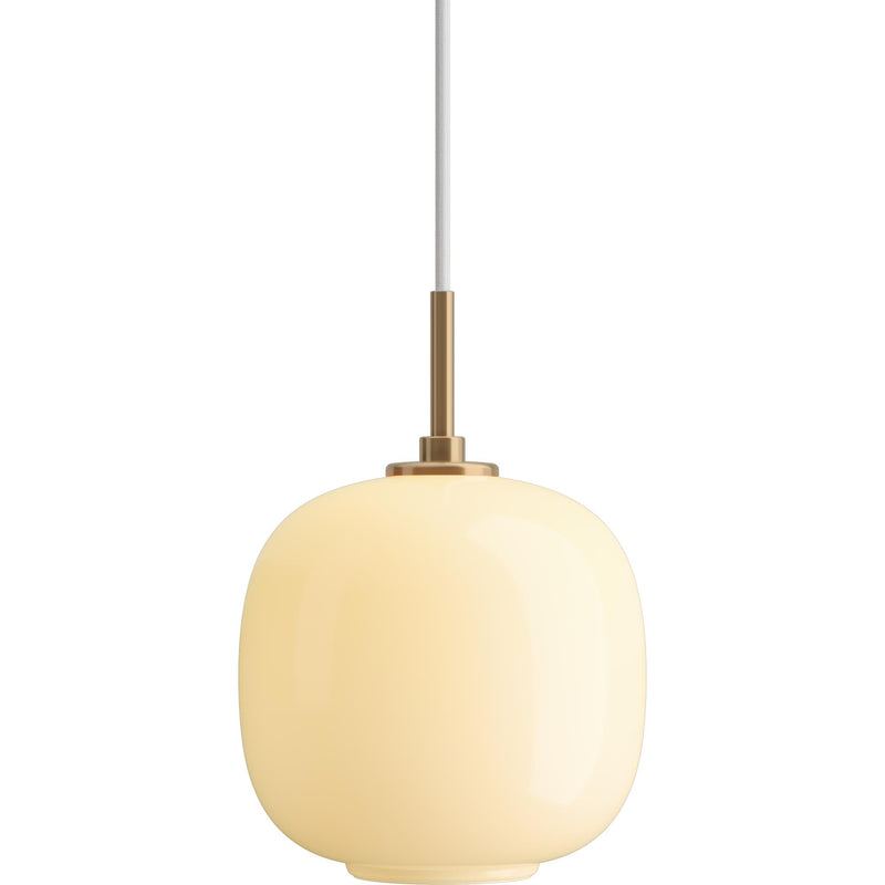 Louis Poulsen VL45 Radiohus Pendel Ø250 – Pale Yellow Glas