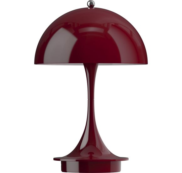 Louis Poulsen Panthella 160 Portable – Opaque Burgundy | Designklassiker i moderne, bærbar form