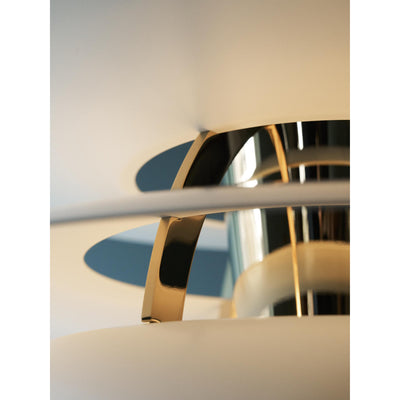 Louis Poulsen PH Snowball Soft Hvid/Messing Metalliseret Pendel | Tidssvarende Ikonisk Design