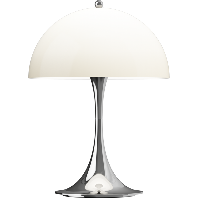 Panthella 250 Portable – Chrome / Opal Beige – Verner Panton – Louis Poulsen