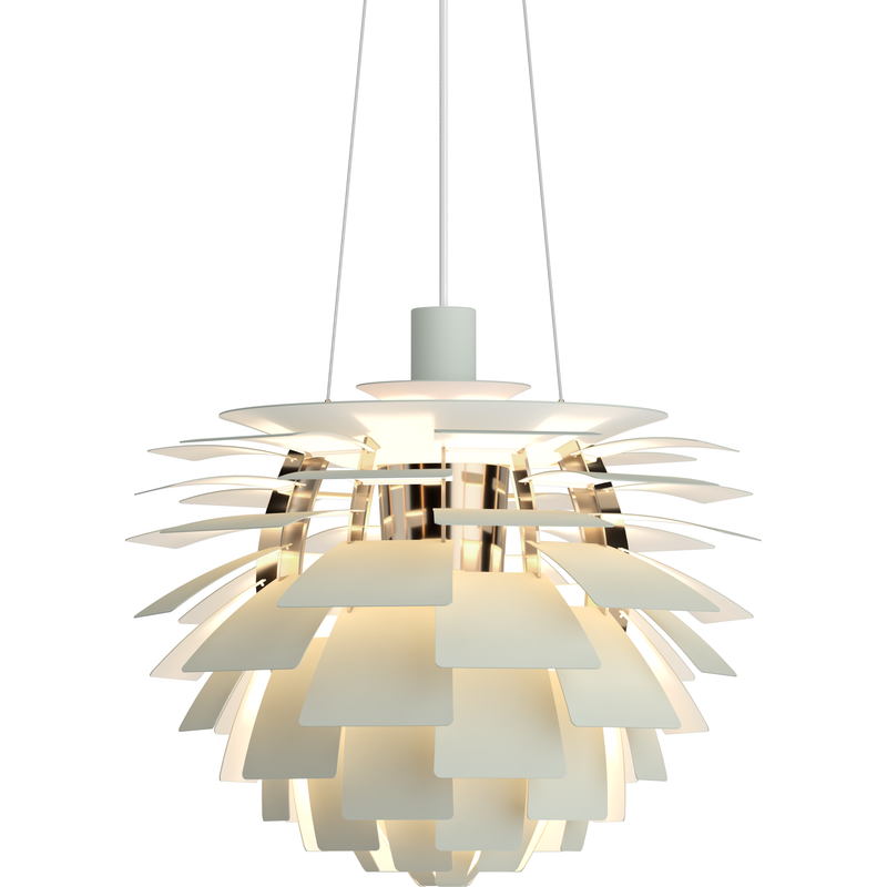 PH Kogle Pendel Ø480 – Dusty Green / Messing Metalliseret – Poul Henningsen – Louis Poulsen