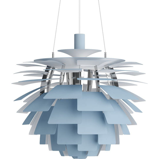 PH KOGLE PENDEL STØVET BLÅ/HØJGLANS FORKROMET Ø600