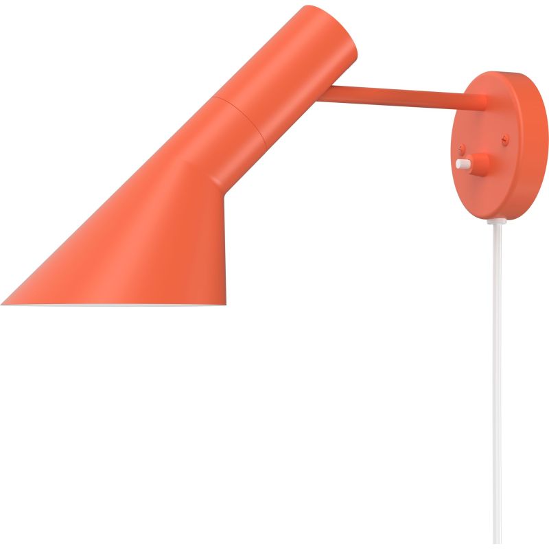 AJ - Væglampe Louis Poulsen - i Electric Orange • Justerbar Lyskunst
