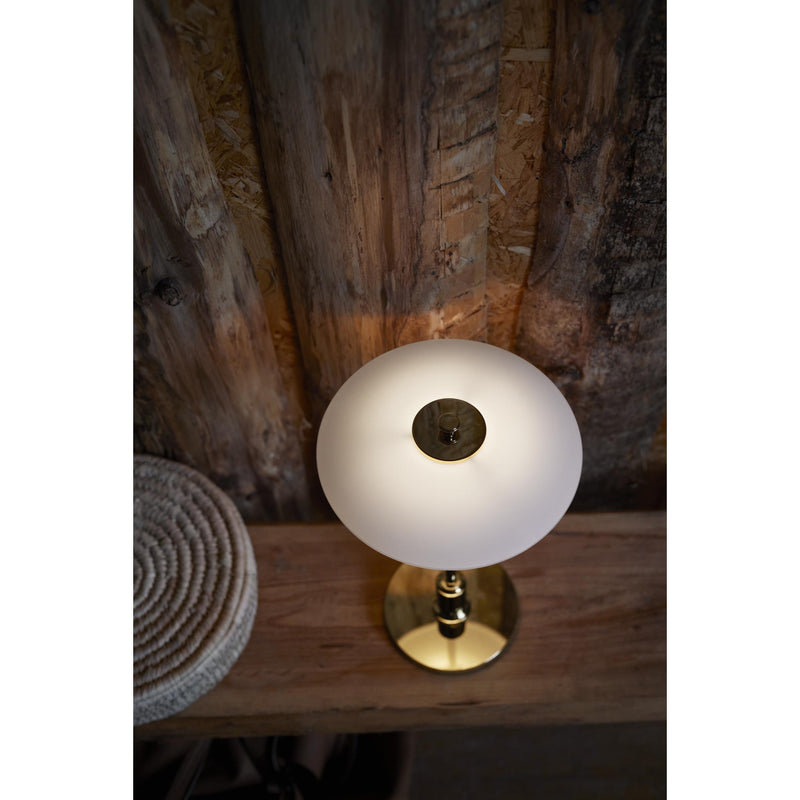 PH 2/1 PORTABLE MESSING METALLISERET LED BORDLAMPE - LOUIS POULSEN 