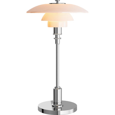 PH 2/1 PORTABLE POLERET KROM LED BORDLAMPE - LOUIS POULSEN