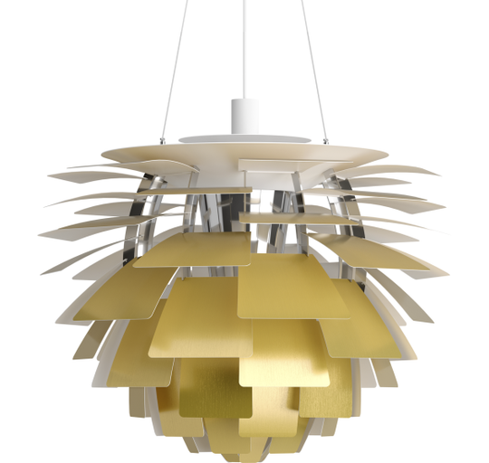 PH KOGLE Ø720 BØRSTET MESSING E27