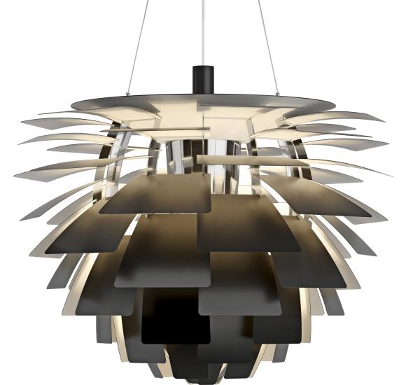 Louis Poulsen PH Artichoke Ø840 – Sort | Designikon med 100 % blændfrit lys