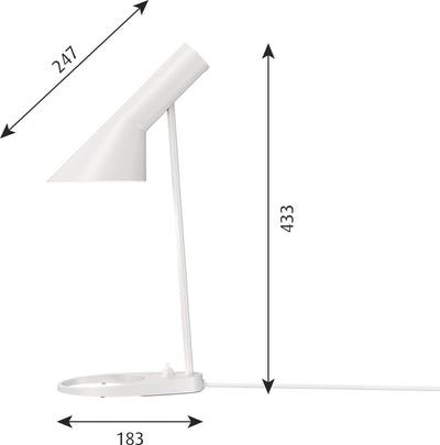 AJ Mini Bordlampe Hvid
