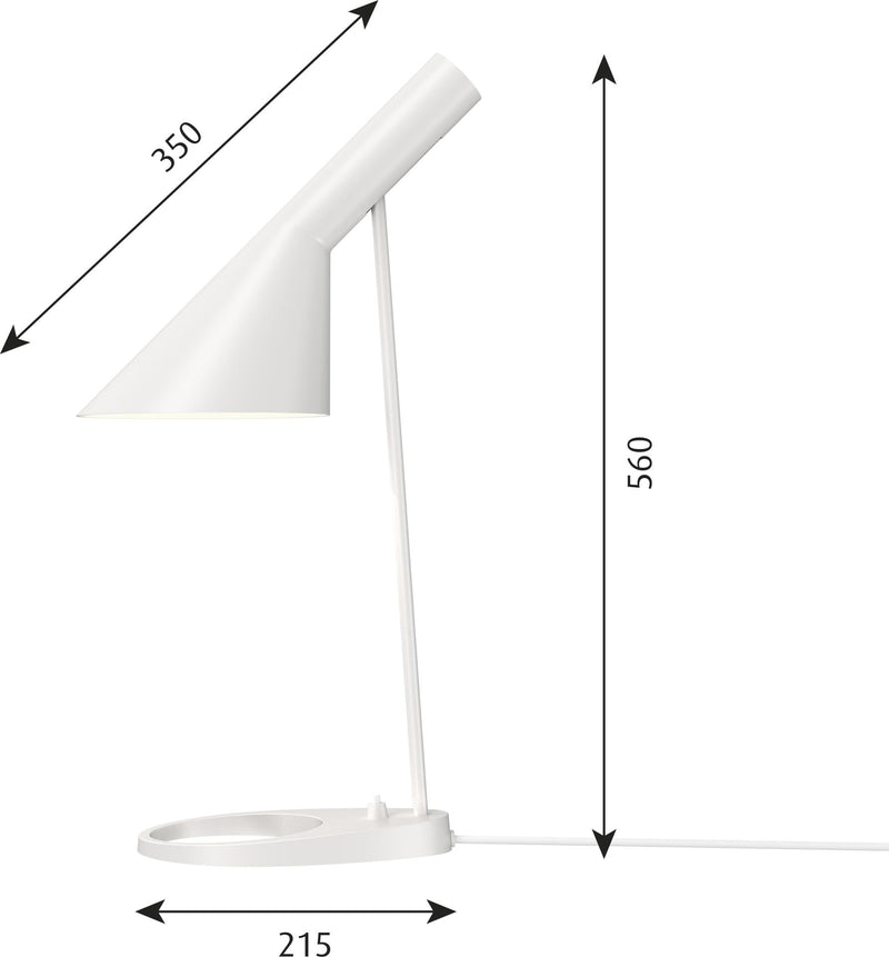 AJ Bord Hvid - Bordlampe - Louis Poulsen