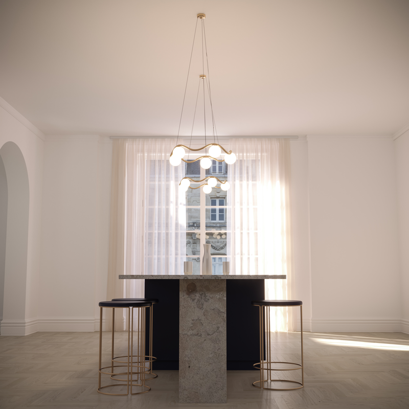 CIRCLE OF LIFE LYSEKRONE Ø65 GLAS Ø11