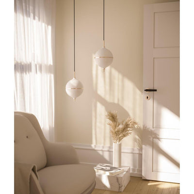 ETERNAL MOONLIGHT PENDEL Ø22 MEDIUM MED SORT STOFLEDNING