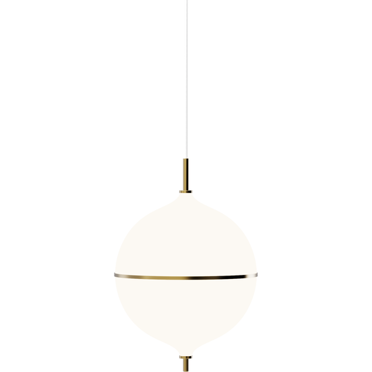 ETERNAL MOONLIGHT PENDEL Ø32 MED HVID STOFLEDNING