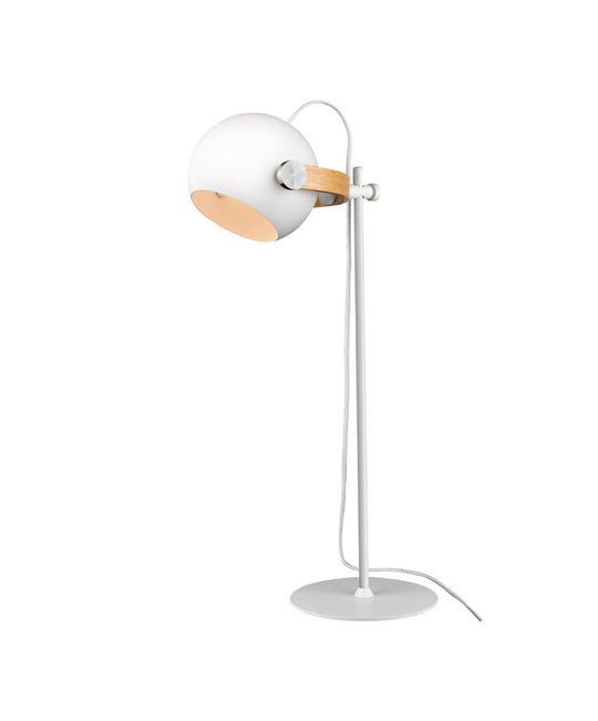 D.C BORDLAMPE HVID M/EGETRÆ