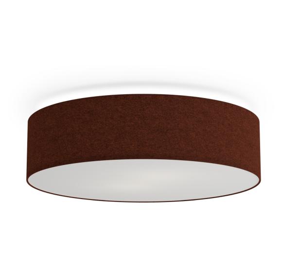 Soft Plafond Ø44 - Loftlampe - Rustrød Uld, 2×E27