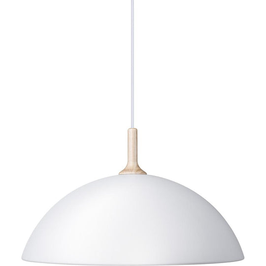 Bowl Pendel Mat Hvid